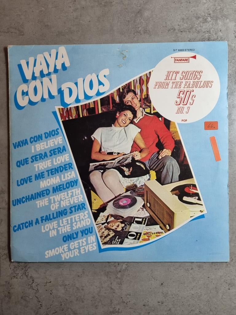 Orig,LP,VAYA CON DIOS,HitSongsFromThe Fabulous50'sNo3,Inwst!, 12 inch, Fotohoes, Ophalen of Verzenden, 1970 - 1979