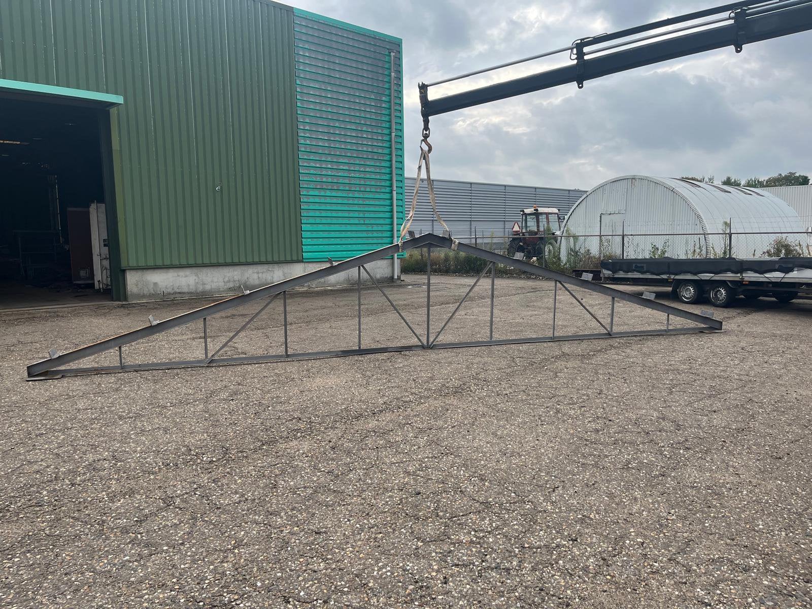 dak spanten 4 stuks, Doe-het-zelf en Verbouw, Metalen, Ophalen, Gebruikt, IJzer