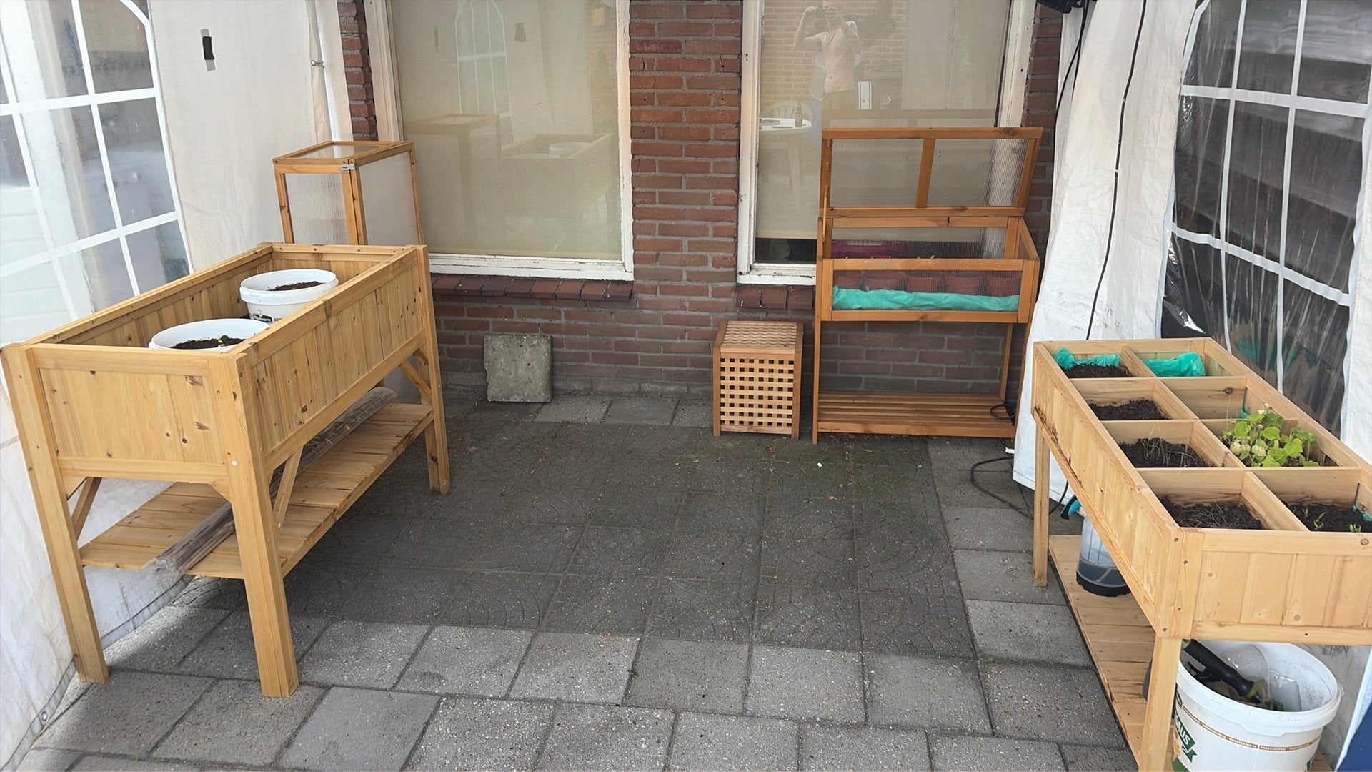 Kweekbakken, Ophalen of Verzenden, Gebruikt