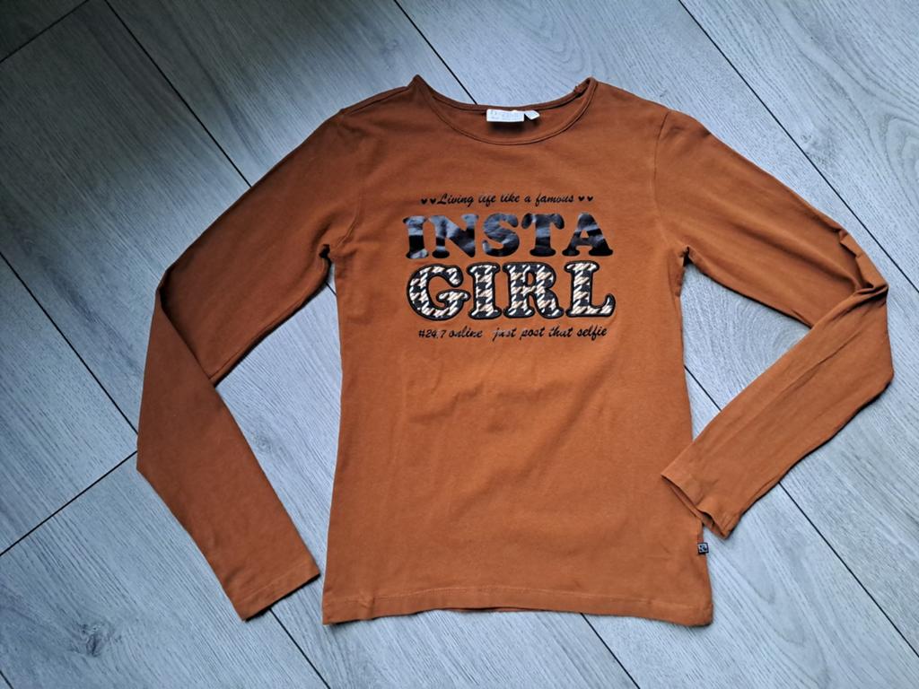 Leuke longsleeve D-zine maat 164-170, Kinderen en Baby's, Kinderkleding | Maat 164, Meisje, D-Zine, Ophalen of Verzenden, Zo goed als nieuw