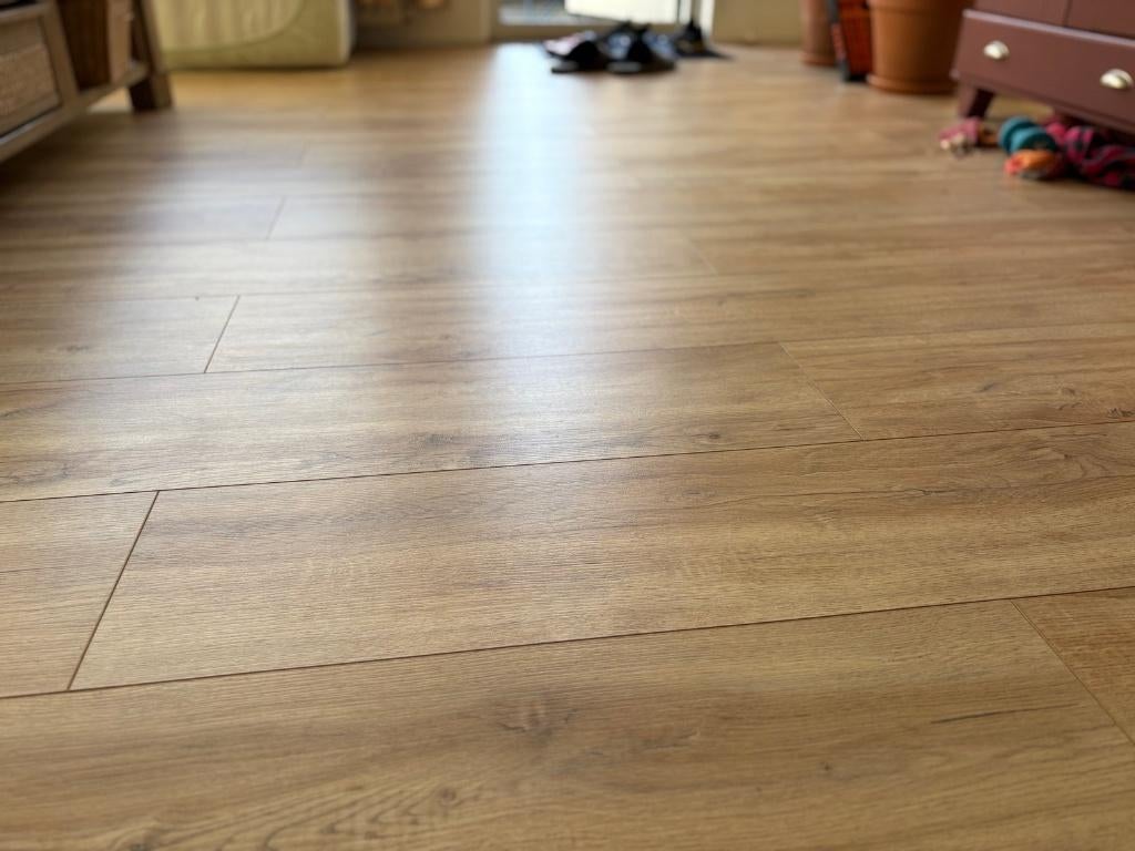 Laminaat vloer met ondervloer, Ophalen, 50 tot 150 cm, Zo goed als nieuw, 10 m² of meer