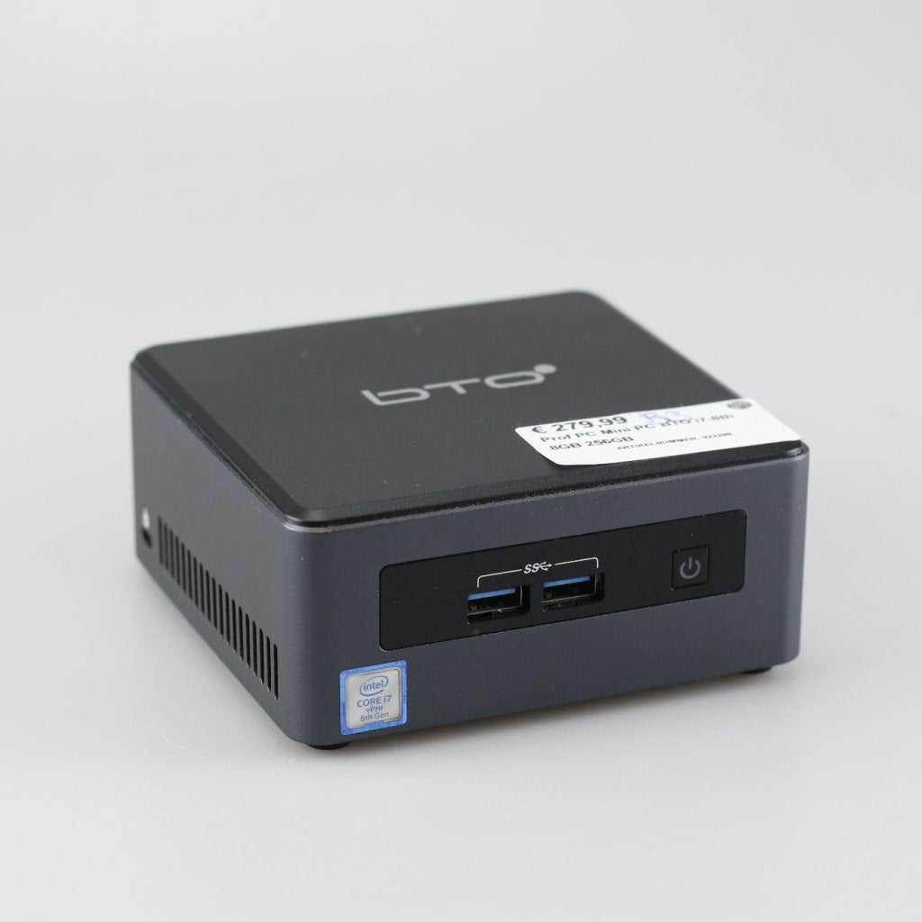 Prof PC Mini PC BTO i7-8th 8GB 256GB, Flex Ltd., Zo goed als nieuw, https://flex.com/contact-us, Nobelstraat 10, 5807 GA Oostrum LB, Limburg, Nederland