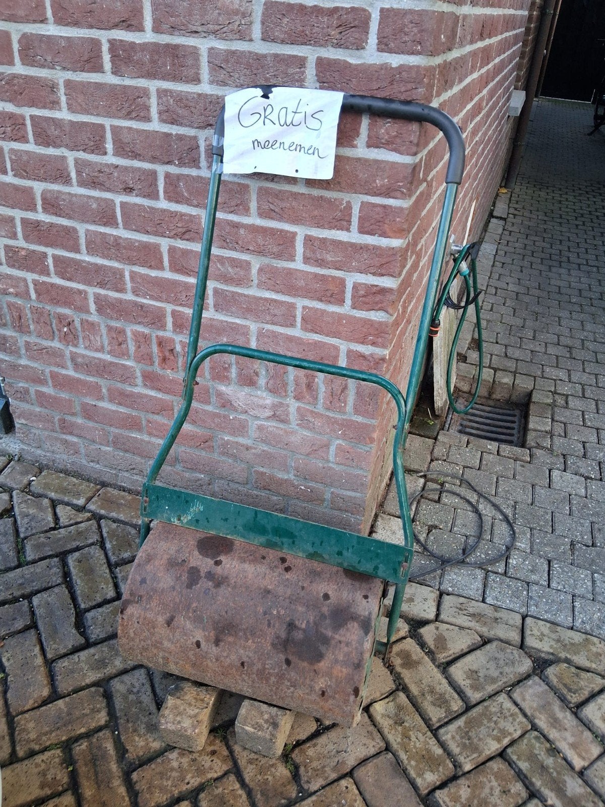Gratis ophalen tuinwals en strooikar, Tuin en Terras, Hand-tuingereedschap, Ophalen, Gebruikt