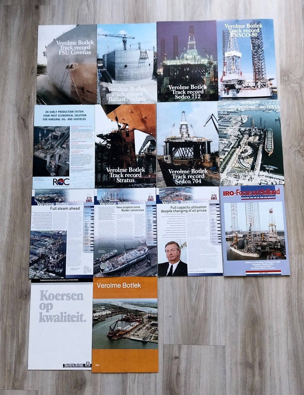 Verolme Botlek bladen., Verzamelen, Scheepvaart, Ophalen of Verzenden, Boek of Tijdschrift