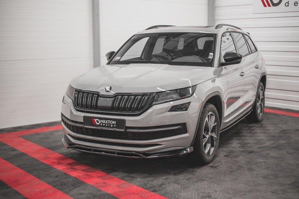 Voorlip spoiler diffuser sidekirt - Skoda Kodiaq RS 19+, Auto diversen, Tuning en Styling, Ophalen of Verzenden