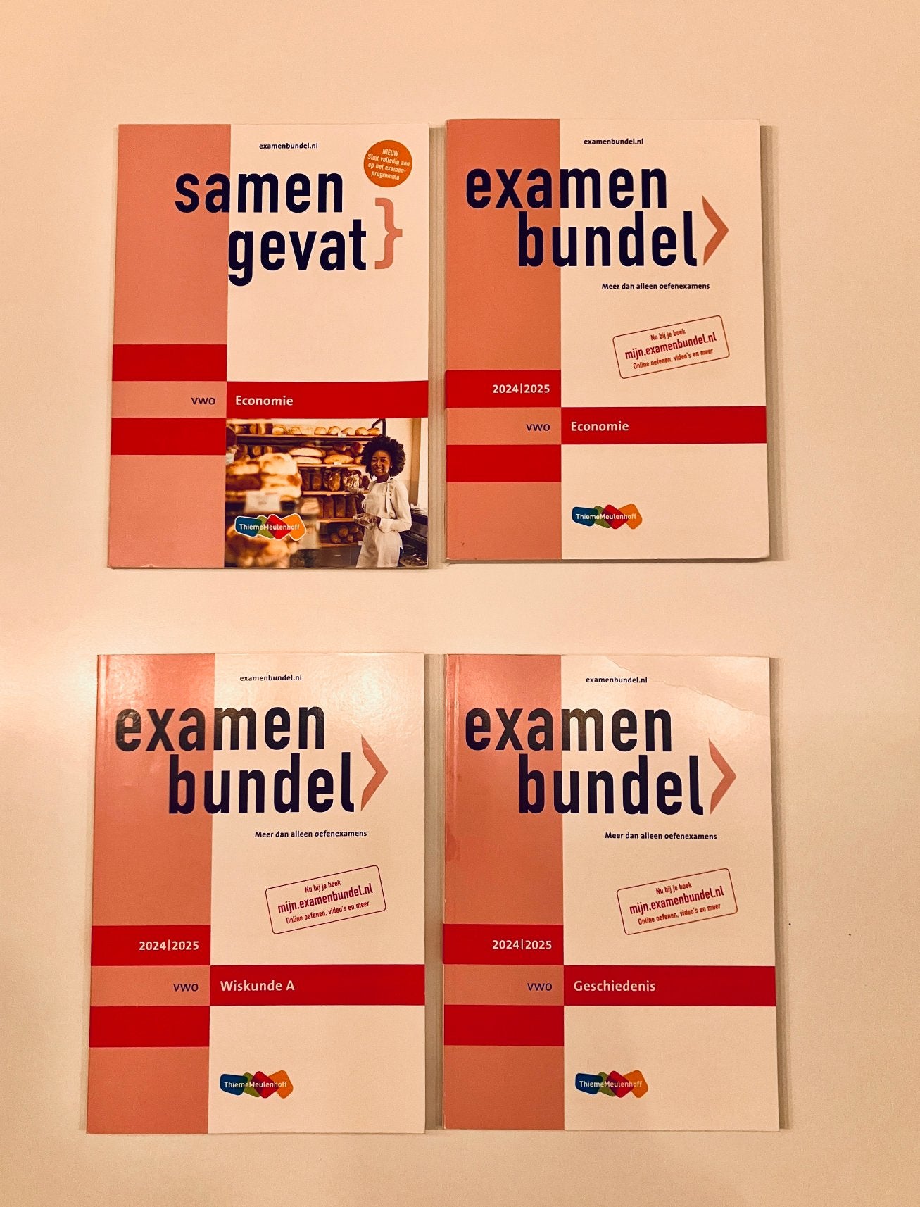 Examen vwo studieboeken:  Samengevat & Examenbundels 24/25, Boeken, VWO, Economie, ThiemeMeulenhoff, Ophalen of Verzenden