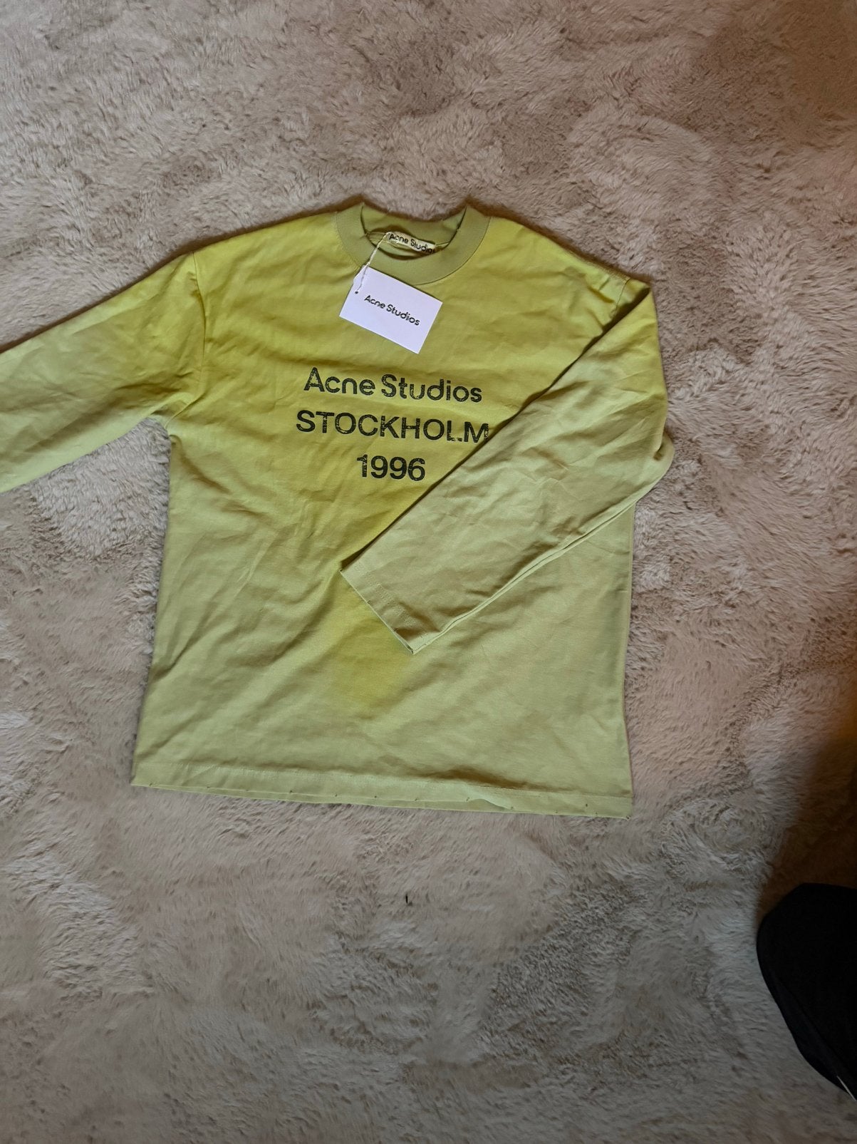 Acne studios longsleeve groen, Ophalen of Verzenden, Zo goed als nieuw, Groen
