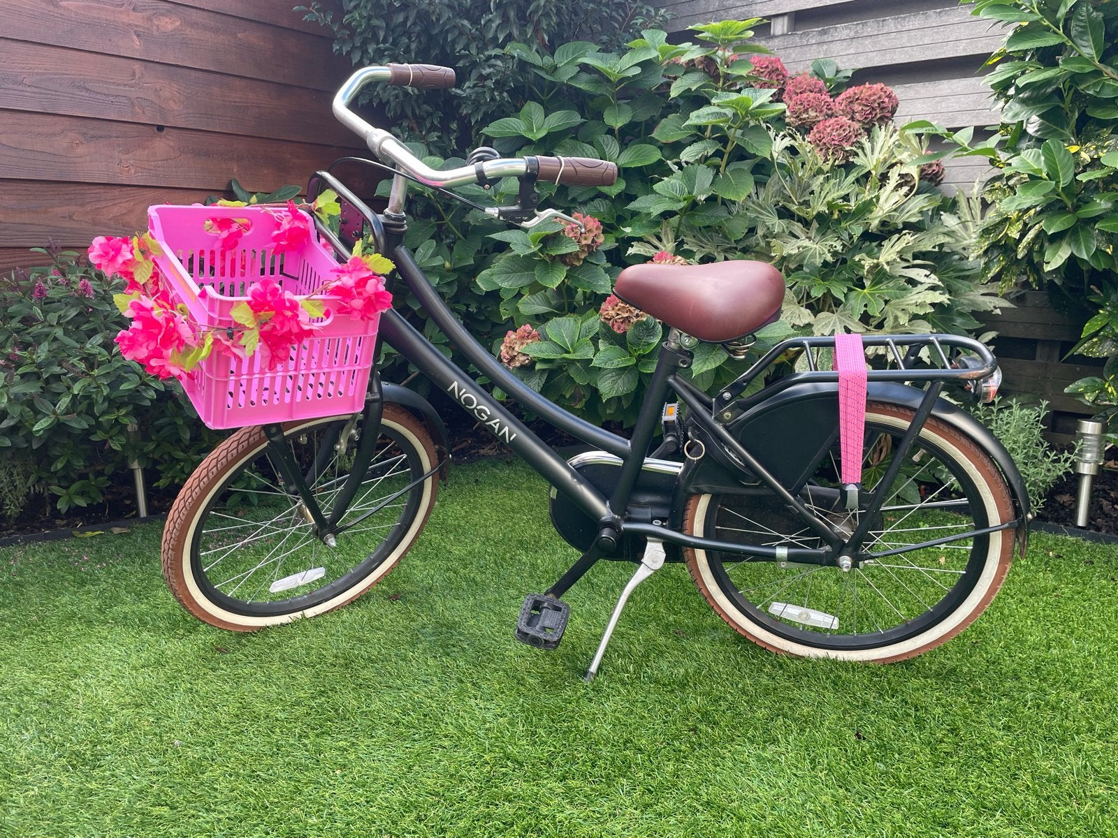 Nogan zwarte kinderfiets 20 inch - Goede staat, Ophalen, Gebruikt, 20 inch of meer