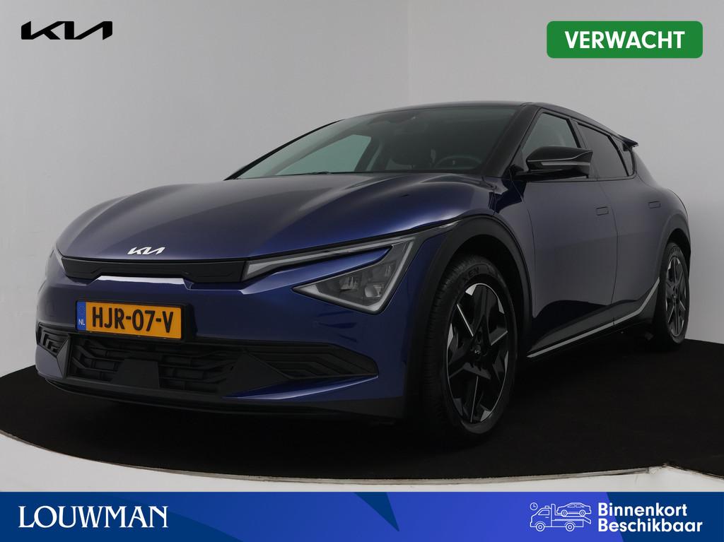 Kia Ev6 Light Edition 63 kWh | Company Car| 10 Jaar Garantie, Auto's, Kia, 12 maanden, Achterwielaandrijving, Blauw, Leder en Stof