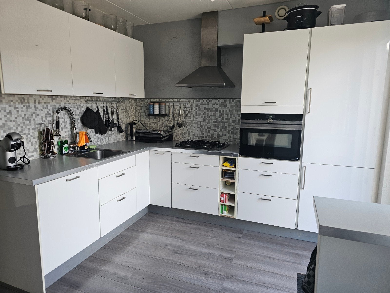 Volledige keuken of onderdelen, Ophalen, Gebruikt, Wit