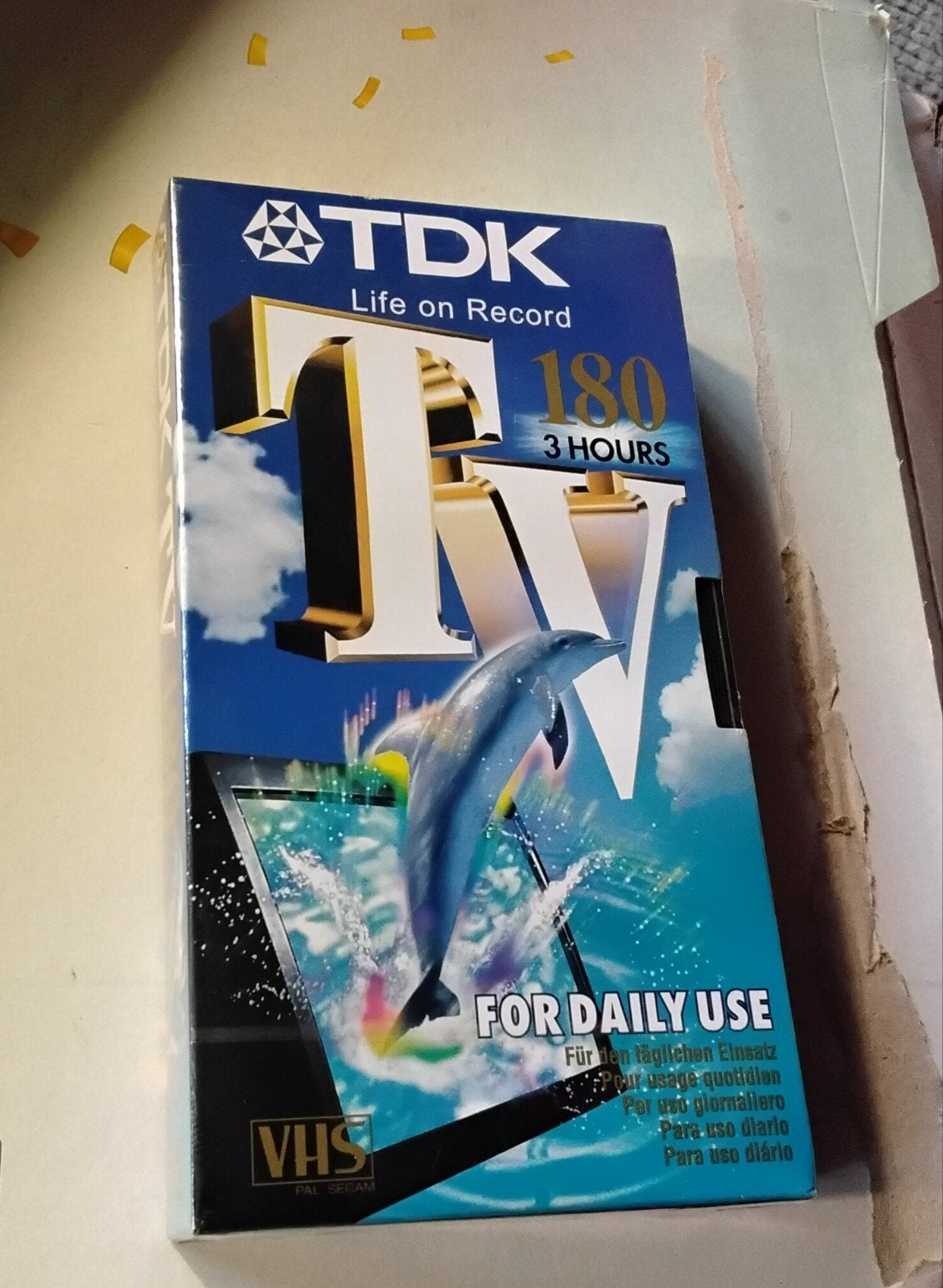 TDK  TV 180 vhs banden, Ophalen, Alle leeftijden, Overige genres, Nieuw in verpakking
