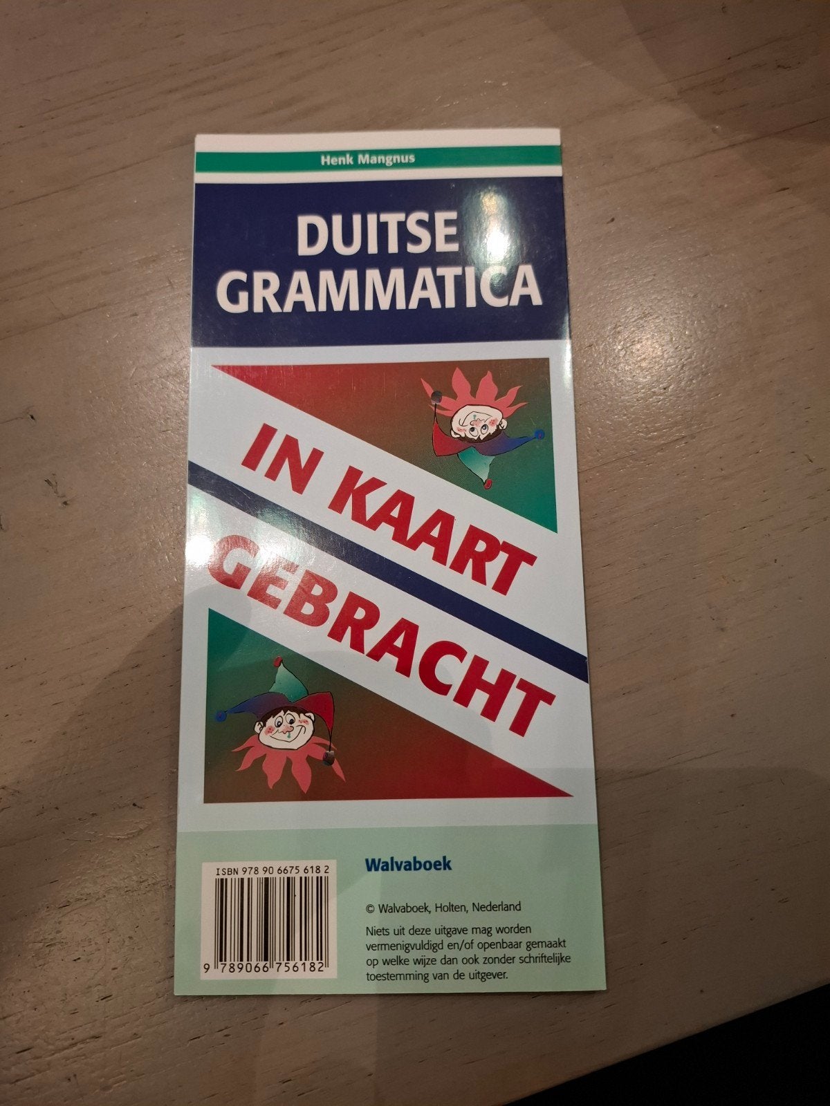 Duitse Grammatica in Kaart Gebracht - Walvaboek, Boeken, Ophalen of Verzenden, Zo goed als nieuw, Henk Mangnus, Non-fictie