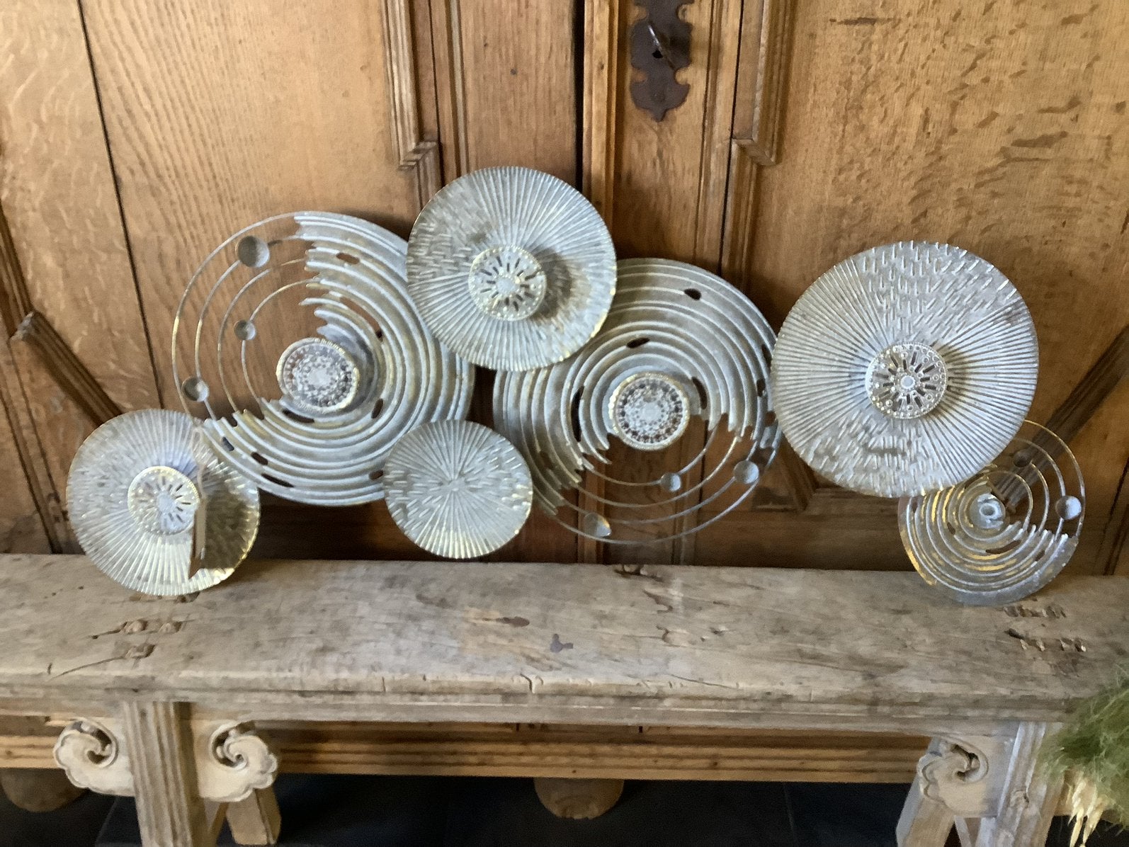 NIEUW grote metalen muurhanger wandhanger ornament TOPPRIJS, Huis en Inrichting, Woonaccessoires | Wanddecoraties, Ophalen, Nieuw