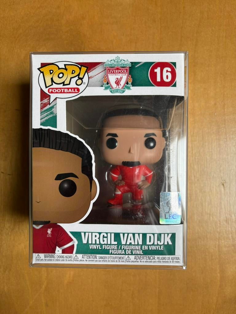 Funko Pop Liverpool Virgil van Dijk 16, Verzenden, Zo goed als nieuw