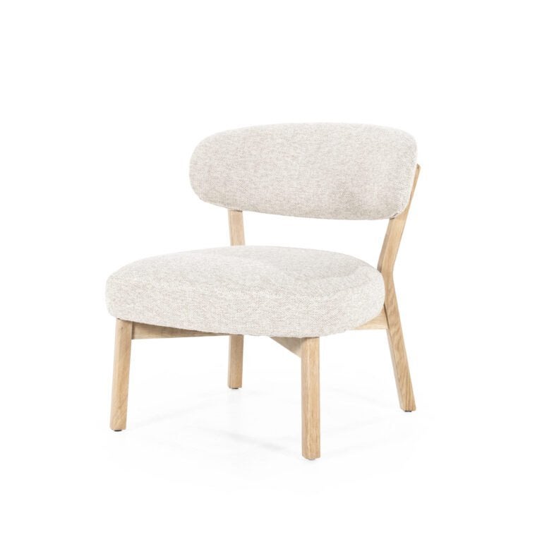 Fauteuil Mikky l Whoon | Meubilex l van €399,- voor €249,-, Ophalen, Minder dan 75 cm, Zo goed als nieuw, Stof