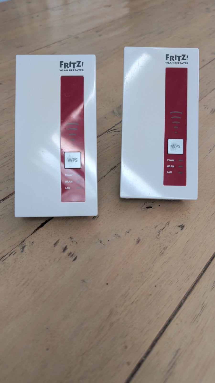 2x FRITZ! WLAN 1750E Repeater - Versterk je WiFi-signaal, Computers en Software, WiFi-versterkers, Ophalen of Verzenden, Zo goed als nieuw