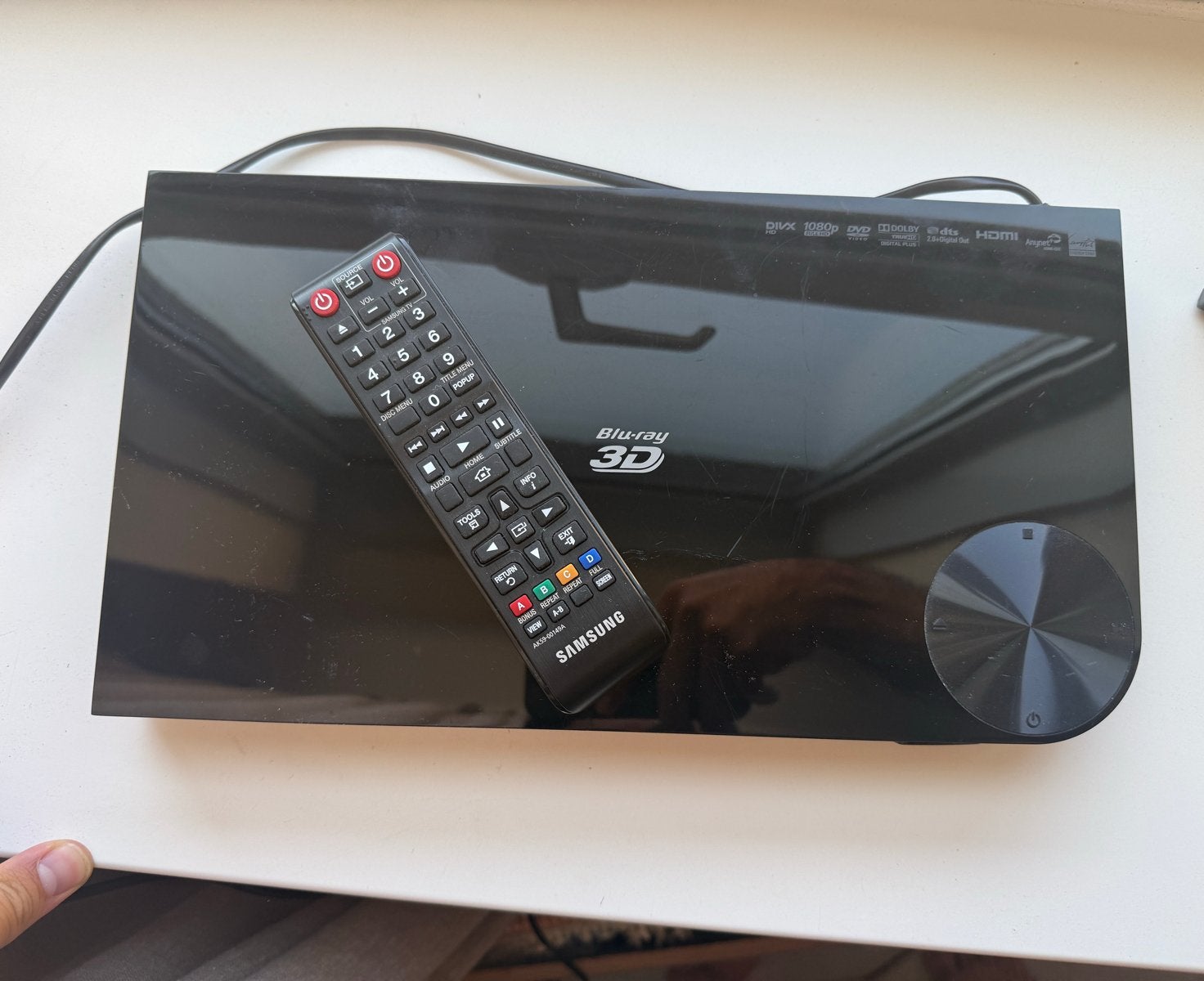 Samsung BD-F5500 3D Blu-ray Speler met Afstandsbediening, Ophalen of Verzenden, Gebruikt, Samsung