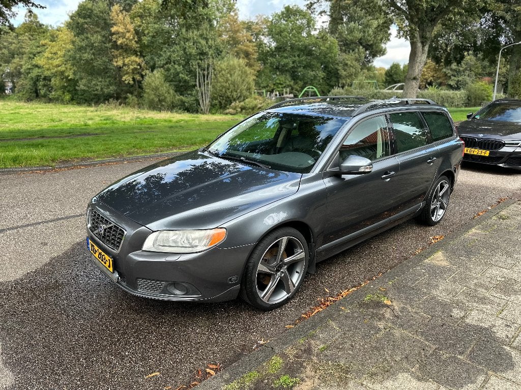 Volvo V70 III 2009 Trekhaak/Automaat Benzine 145pk /240105km, Cruise Control, 4 cilinders, Leder en Stof, V70
