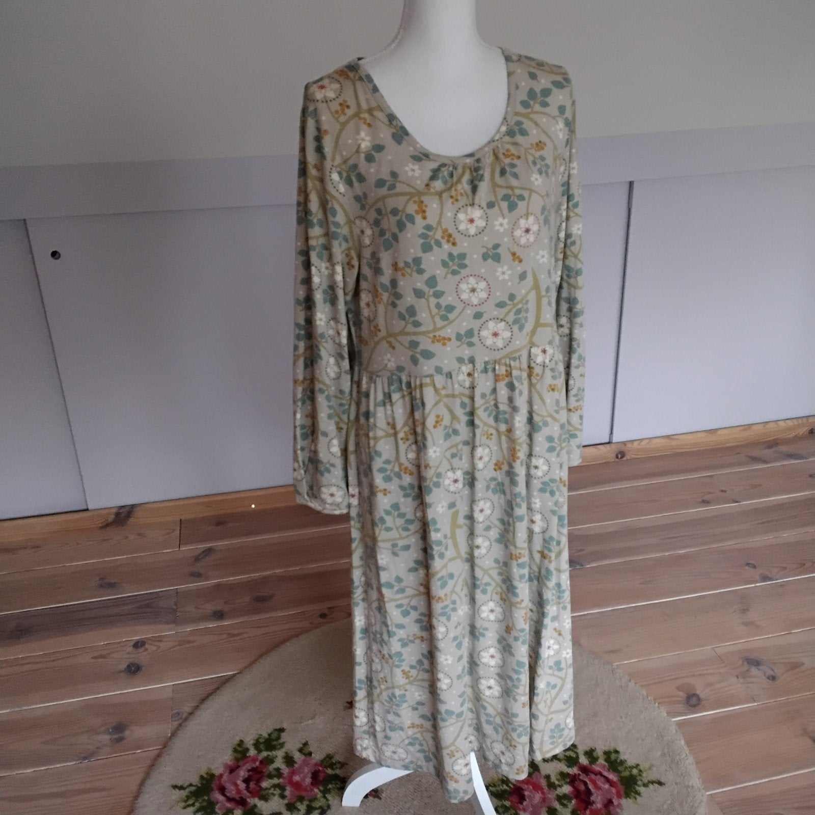 Gudrun Sjoden floral jurk maat l, Kleding | Dames, Jurken, Ophalen of Verzenden, Zo goed als nieuw, Maat 38/40 (M), Onder de knie