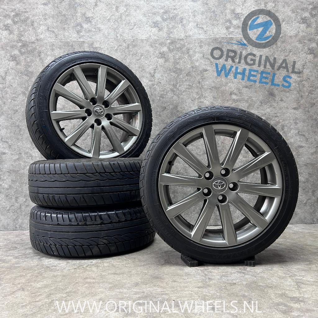 18 inch originele velgen + zomerbanden Toyota Avensis
