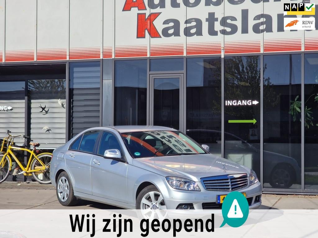 Mercedes-Benz C-klasse 220 CDI - Navi - Clima - Cruise -, Auto's, Mercedes-Benz, Zwart, 4 cilinders, Origineel Nederlands, 168 €/maand
