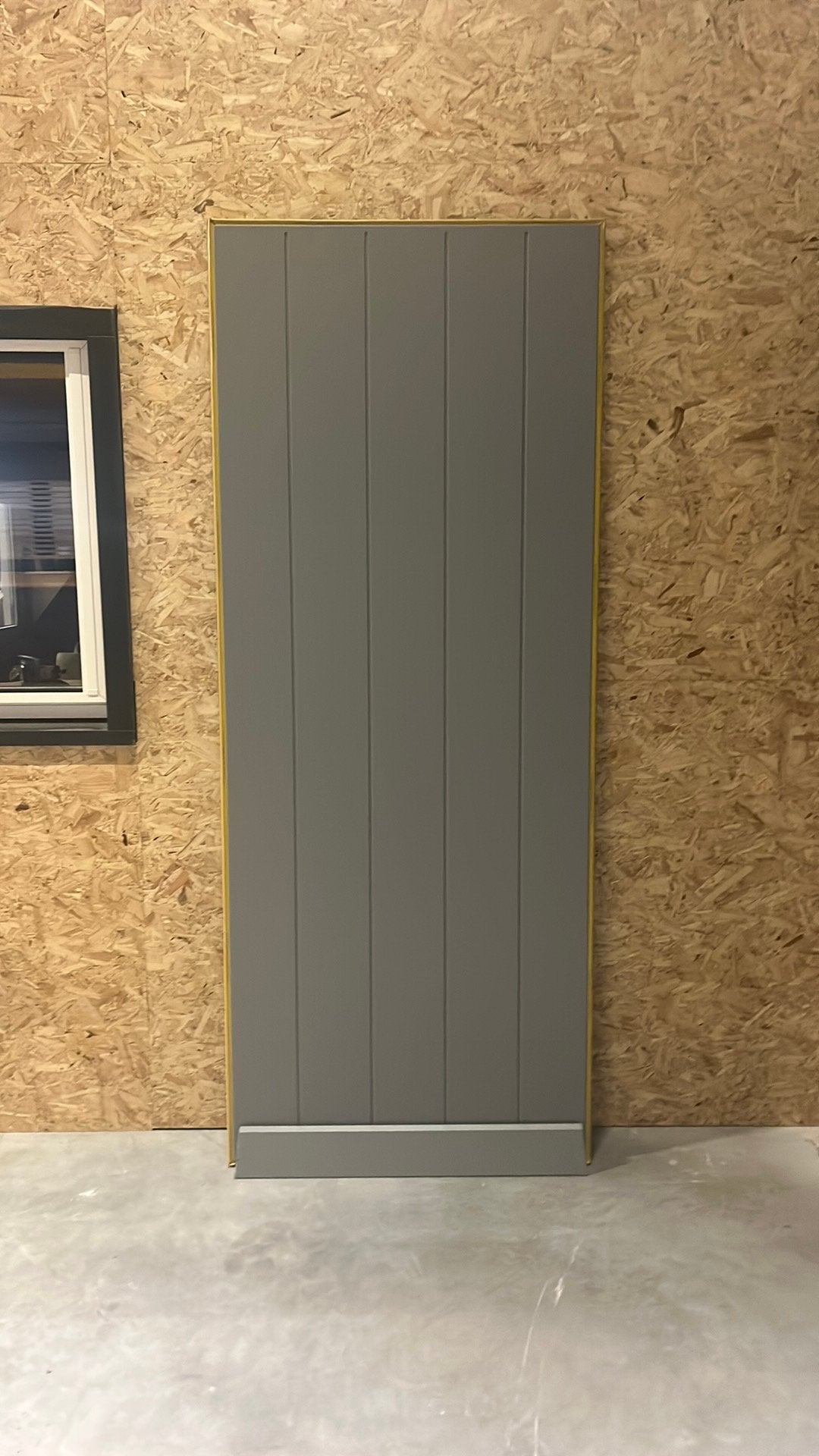 Voordeur nieuw 54 mm isolerend 93 x 231,5, Ophalen, Zo goed als nieuw, Buitendeur, 215 cm of meer