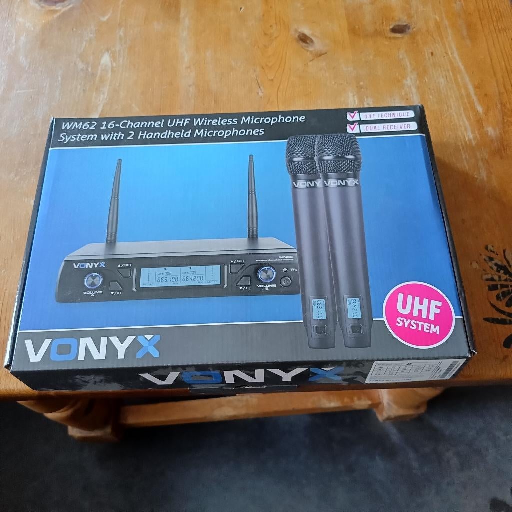 Vonix microfoons, Ophalen of Verzenden, Zo goed als nieuw, Zangmicrofoon, Draadloos
