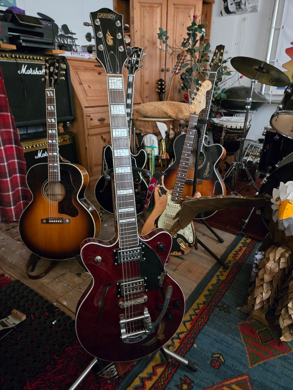 Gretsch gitaar  in prima conditie, Muziek en Instrumenten, Ophalen, Zo goed als nieuw, Overige typen