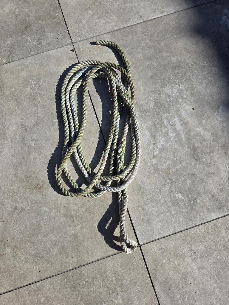 5 meter landvast 15mm, Watersport en Boten, Accessoires en Onderhoud, Zo goed als nieuw, Lijn of Blok, Ophalen