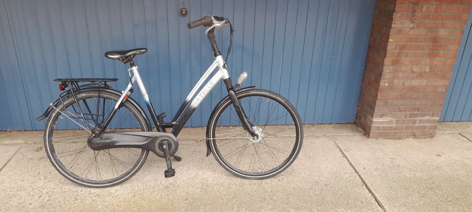 Gazelle chamonix c7, Fietsen en Brommers, Fietsen | Dames | Damesfietsen, Gebruikt, Gazelle, Versnellingen, 56 cm of meer, Trommelrem