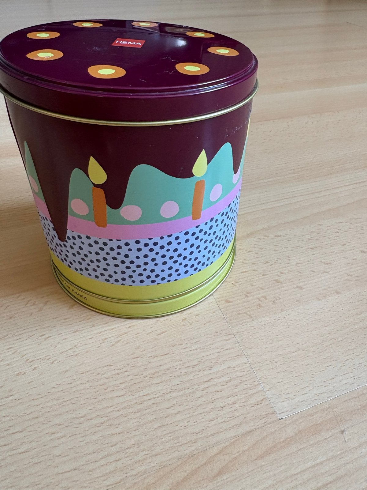 Muziekdoos HEMA - Feestelijke Taart Design, Ophalen of Verzenden, Zo goed als nieuw, Jongen of Meisje
