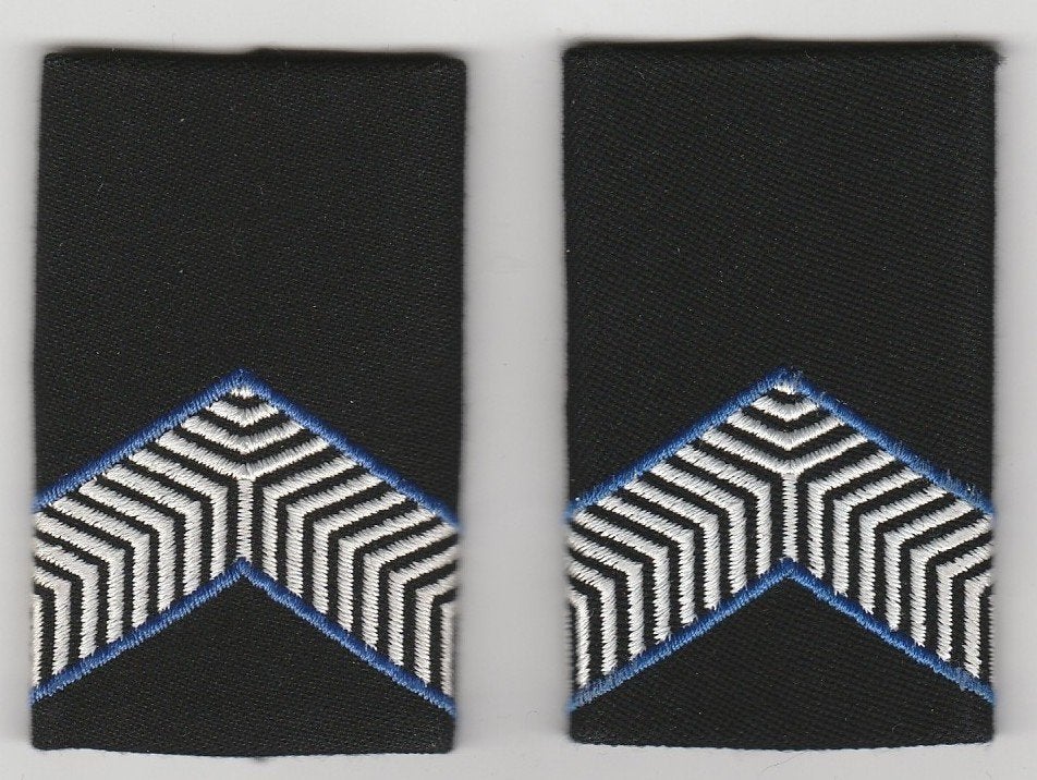 Set rang Marechaussee (KMar) - Marechaussee 2e kl (zwart), Verzamelen, Militaria | Algemeen, Verzenden, Marechaussee, Nederland