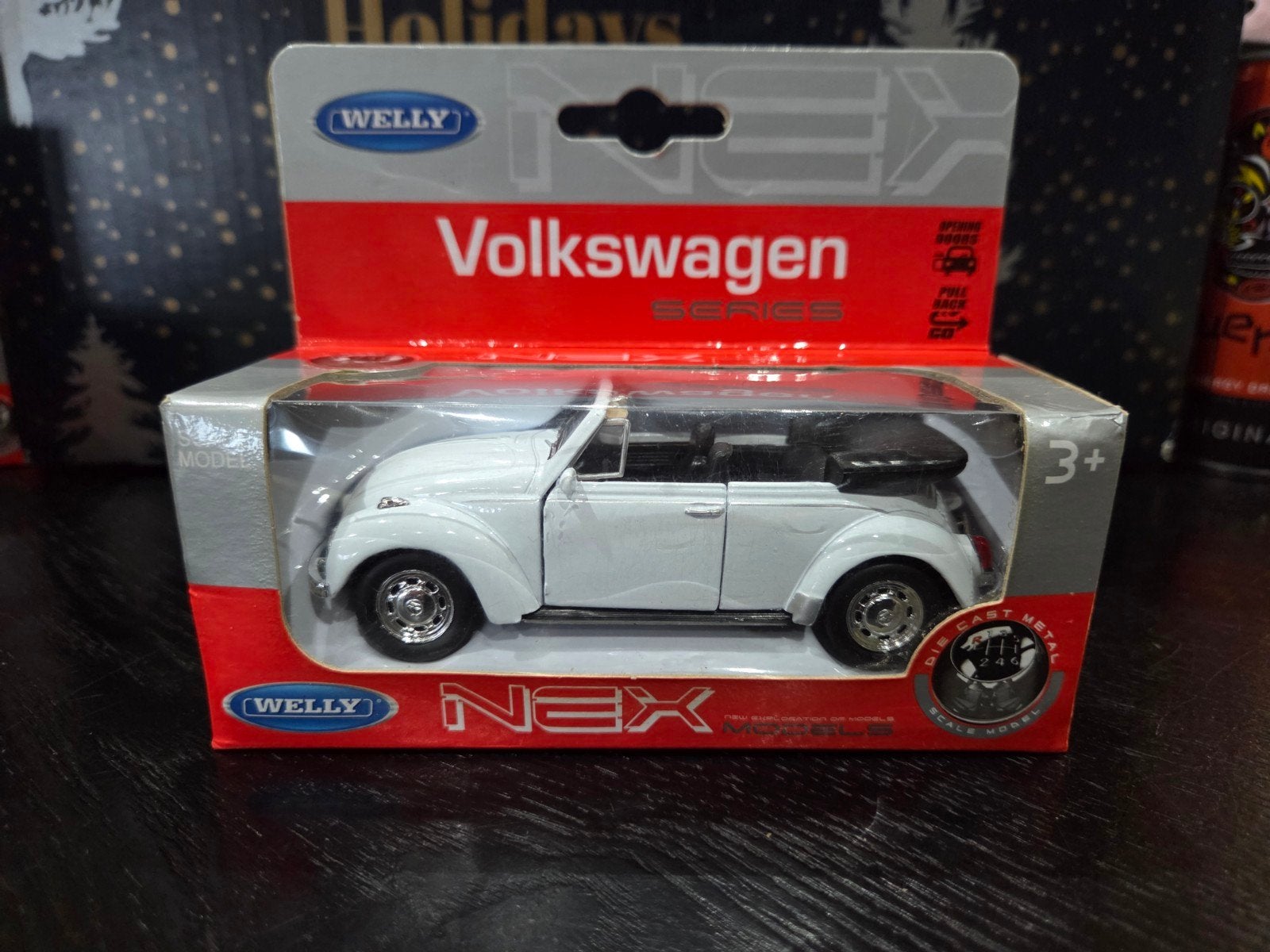Vw Kever Cabriolet Welly Nex, Ophalen of Verzenden, Zo goed als nieuw, Auto, Overige merken