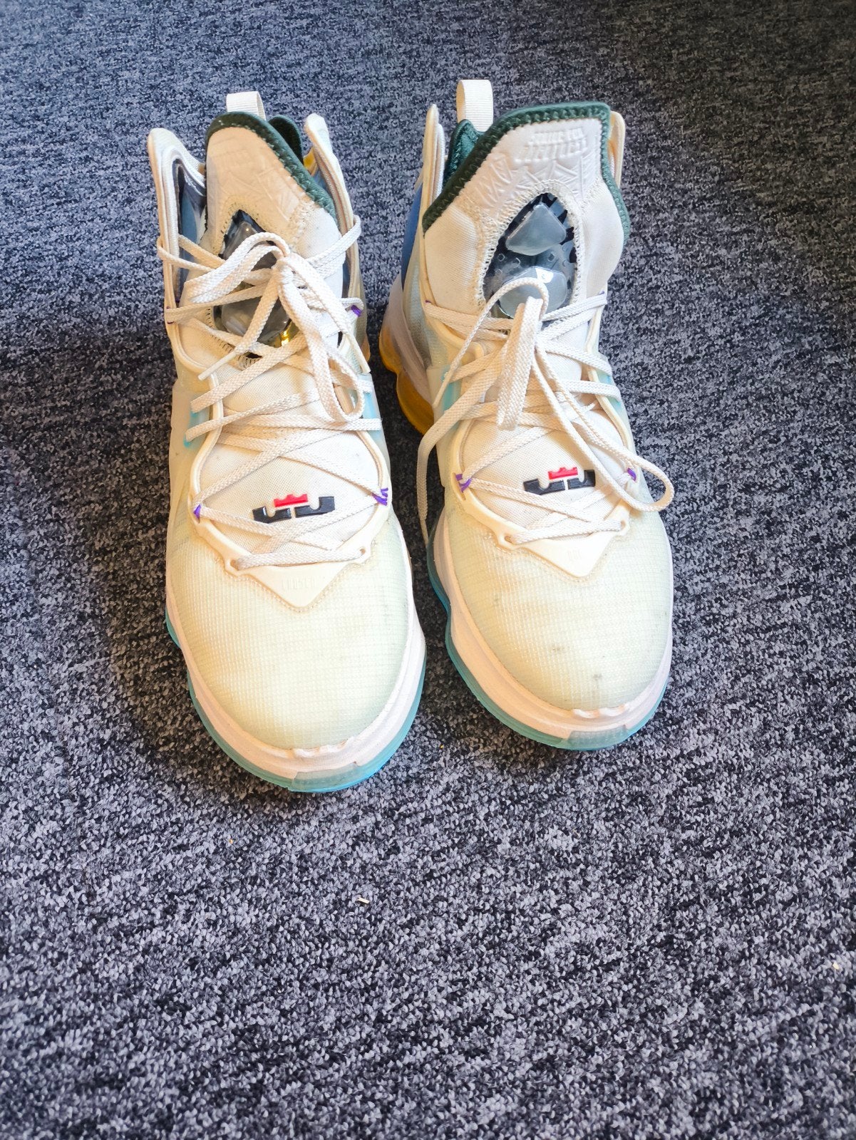 Nike LEBRON 19 Minneapolis Lakers Basketball, maat 45.5, Ophalen of Verzenden, Heren, Nike