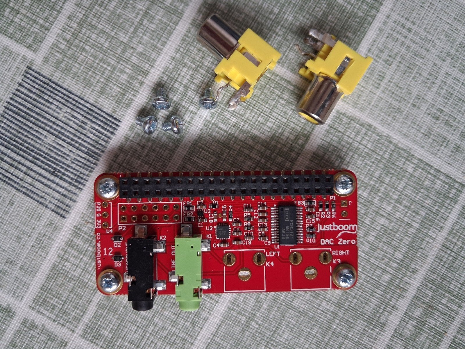 JustBoom DAC Zero Audio Stereo DAC voor Raspberry Pi, Ophalen of Verzenden, Zo goed als nieuw