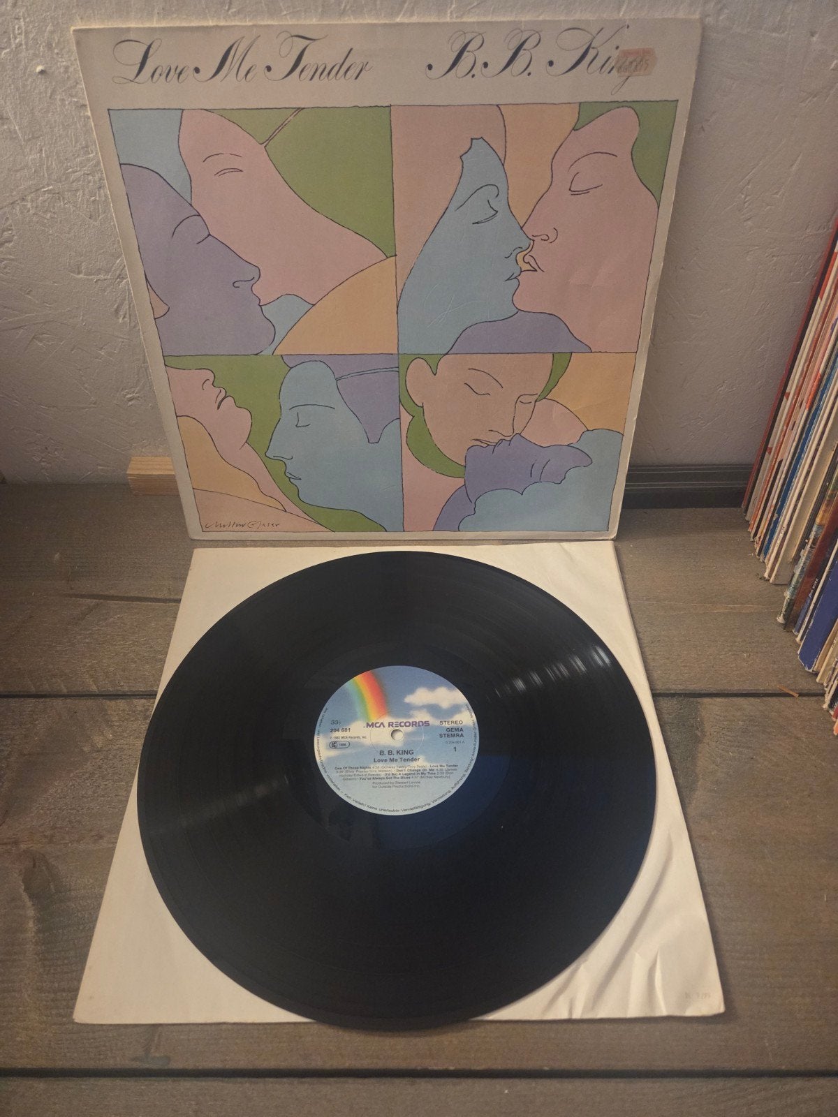 B.B. King - Love Me Tender LP (1982), LP, Gebruikt, Pop, Ophalen of Verzenden