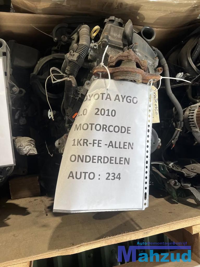 TOYOTA AYGO C1 107 1.0 1KRFE Motor in onderdelen, Auto-onderdelen, Motor en Toebehoren, Info@toyota.co.jp, Gebruikt, Toyota Motor Corporation