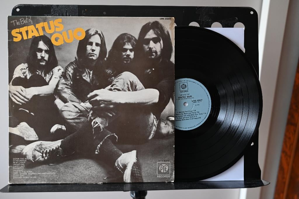 LP 1973 Status Quo    " the best of Status Quo ", Progressive, Ophalen of Verzenden, Inclusief binnenhoes, 12 inch