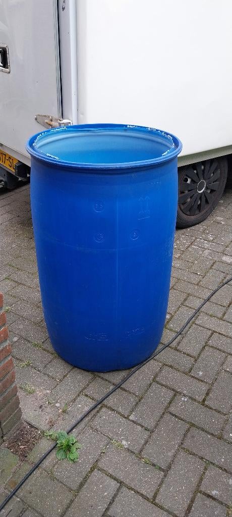 Regenton 200l kunststof gespoeld, Tuin en Terras, Regentonnen, 150 liter of meer, Ophalen, Zo goed als nieuw, Kunststof