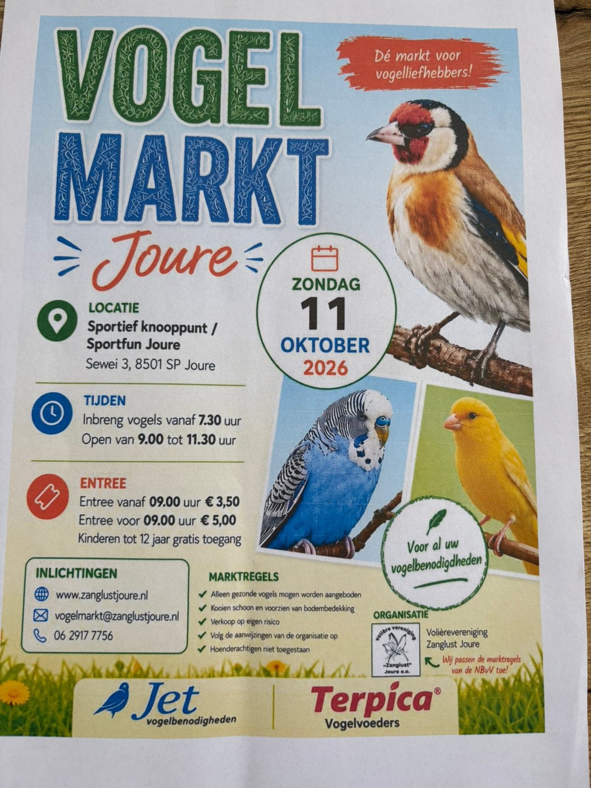 Vogelmarkt Zondagmorgen 11 okt, Dieren en Toebehoren