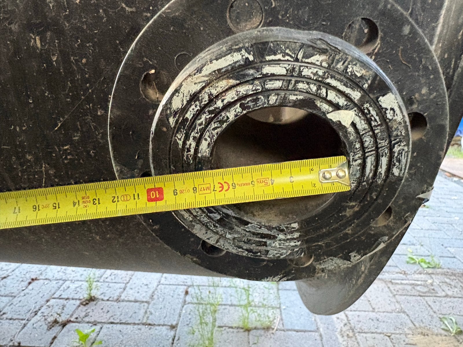 PE100-RC Buis/Tank Ø1210 mm 4,03 m 31 mm wanddikte  4600 L, Ophalen, Afvoer, Gebruikt, Pvc