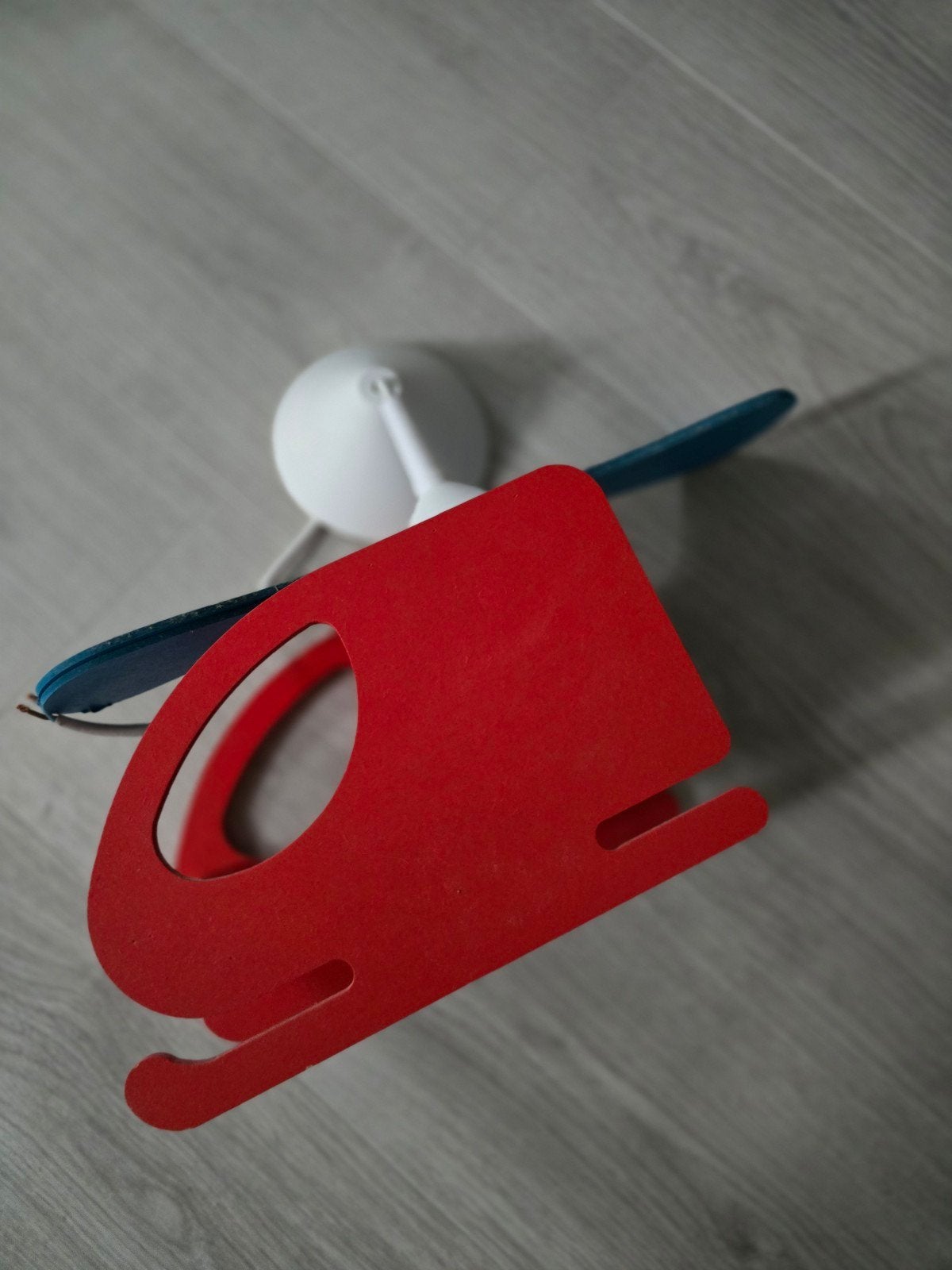Helikopter Lamp Kinderkamer - Rood/Blauw, Kinderen en Baby's, Kinderkamer | Inrichting en Decoratie, Ophalen of Verzenden