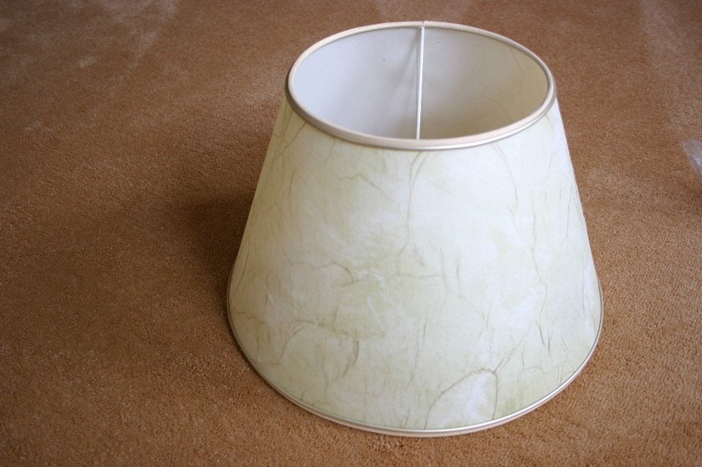 2 Lampenkappen Lampen led verlichting schemerlamp lampenkap, Rond, Ophalen of Verzenden, Zo goed als nieuw, Textiel