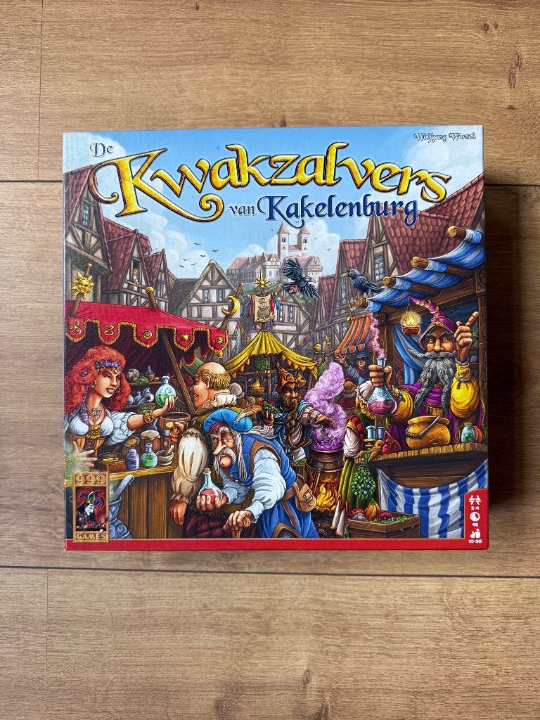 De Kwakzalvers van Kakelenburg – 999 Games bordspel, Hobby en Vrije tijd, Een of twee spelers, Ophalen of Verzenden, Nieuw, 999 Games