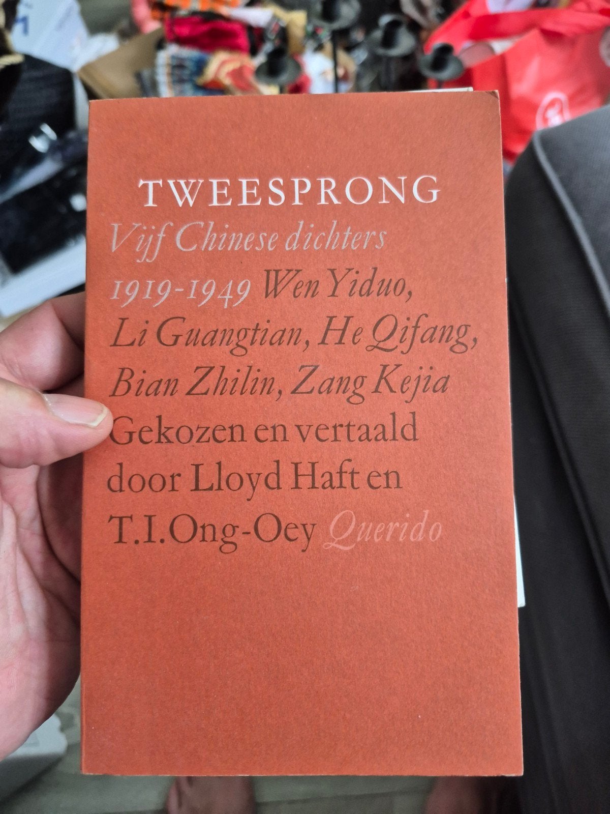 TWEESPRONG: Vijf Chinese dichters 1919-1949, Ophalen of Verzenden, Zo goed als nieuw, Wen Yiduo, Li Guangtian, He Qifang, Bian Zhilin, Zang Kejia