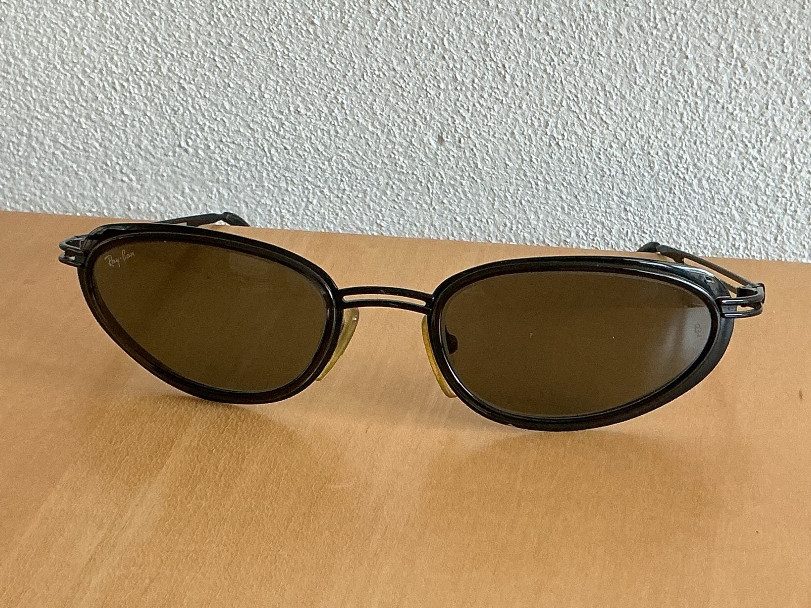 Ray-Ban Zonnebril W2796 met Bausch & Lomb glazen, Gebruikt, Zonnebril, Zwart, Ophalen of Verzenden