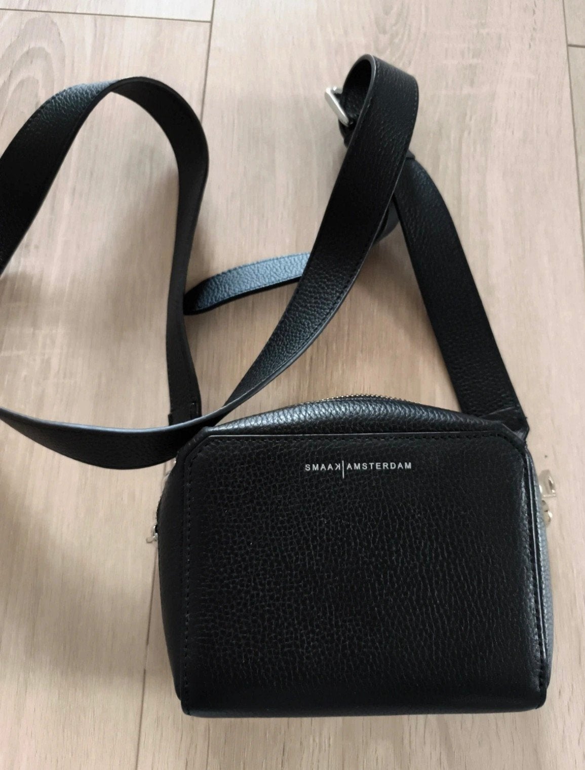 crossbody tasje van Smaak Amsterdam, Ophalen of Verzenden, Zo goed als nieuw, Zwart, Schoudertasje