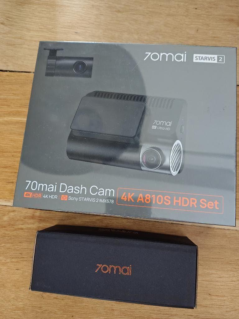 70mai Dashcam Cam 4K A810S HDR Set Dash cam + Hardware, 70mai, Verzenden, Nieuw, 70mai