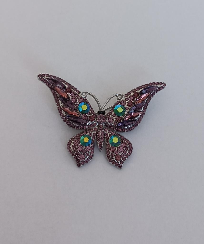 Vlinder broche, Overige materialen, 4 tot 7 cm, Overige kleuren, Nieuw