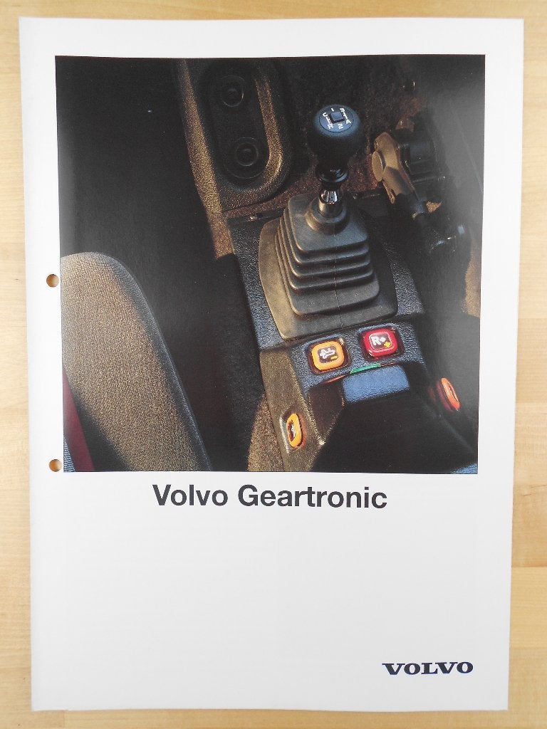 Volvo Geartronic Brochure 1991 - F10 F12 F16 - NL, Volvo, Zo goed als nieuw, Volvo, Ophalen of Verzenden